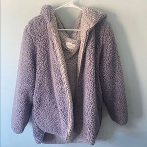 Urban Outfitters Cozy Purple Sherpa Jacket